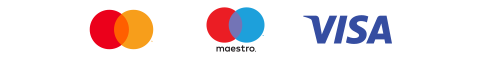 MasterCard/Maestro VISA MasterCard/Maestro VISA